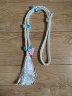 Fleurs neckrope maat cob. Wit met blauw, Dieren en Toebehoren, Ophalen of Verzenden, Zo goed als nieuw