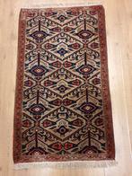 Vintage handgeknoopt perzisch tapijt beloutch 131x72, 50 tot 100 cm, 100 tot 150 cm, Overige kleuren, Gebruikt