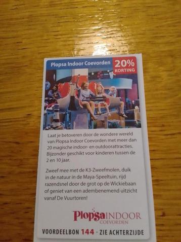 Kortingsbon voor Plopsa Indoor Coevorden beschikbaar voor biedingen
