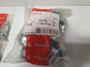 Flamco beugels,glijmoeren enz en sanitair materiaal  beschikbaar voor biedingen