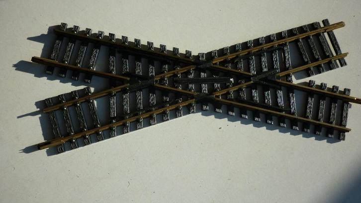 Fleischmann H0 kruising 30 gr, Hobby en Vrije tijd, Modeltreinen | H0, Gebruikt, Rails, Gelijkstroom, Fleischmann, Ophalen of Verzenden