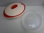 Tupperware Iso Thermo Duo Crème / Rood, Ophalen of Verzenden, Nieuw, Crème, Bak of Kom