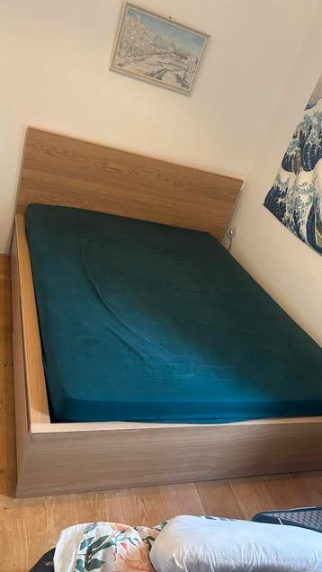 IKEA bedframe (175x212x37cm, 100cm headboard)Matras niet mee - afbeelding 2