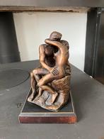 Bronzen reproductie van De Kus - Rodin, Antiek en Kunst, Ophalen