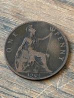 1 Penny 1901 Engeland, Verzenden, Overige landen, Losse munt