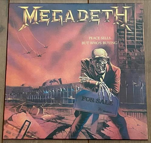 Megadeth - Peace Sells... But Who's Buying? lp / Colored, Cd's en Dvd's, Vinyl | Hardrock en Metal, Zo goed als nieuw, Ophalen of Verzenden