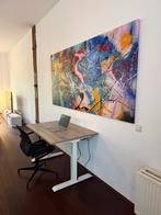 Elektrisch verstelbaar zit sta bureau 120 x 80 cm, Ophalen, Elektrisch, Zo goed als nieuw, Stabureau