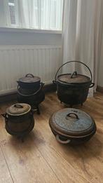 Gietijzeren Ketels/Pannen - Halloween/Tuindecoratie, Antiek en Kunst, Ophalen
