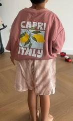 Shein capri italy ros tweedelig set maat 120, Kinderen en Baby's, Ophalen of Verzenden, Zo goed als nieuw