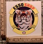 Vintage sticker Esso Shop benzinestation benzinepomp logo, Ophalen of Verzenden, Zo goed als nieuw
