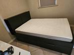Zgan Ikea Brimnes bed 140x200 met Liersund lattenbodem, Ophalen