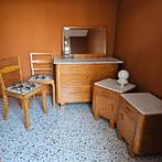 Art Deco Slaapkamer set in Birdseye Esdoorn Zeldzaam, Eenpersoons, Art deco, Ophalen of Verzenden, Zo goed als nieuw