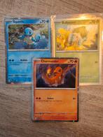 Setje van 3 glimmende promo's! Charmander,Bulbasaur,Squirtle, Ophalen of Verzenden, Zo goed als nieuw, Meerdere kaarten