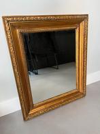 Gouden spiegel 56 bij 67 cm, Huis en Inrichting, Woonaccessoires | Spiegels, Overige vormen, Zo goed als nieuw, Ophalen