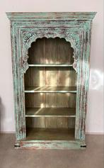 Houten Boekenkast Ibiza India, Ophalen, Met plank(en), Gebruikt, 100 tot 150 cm