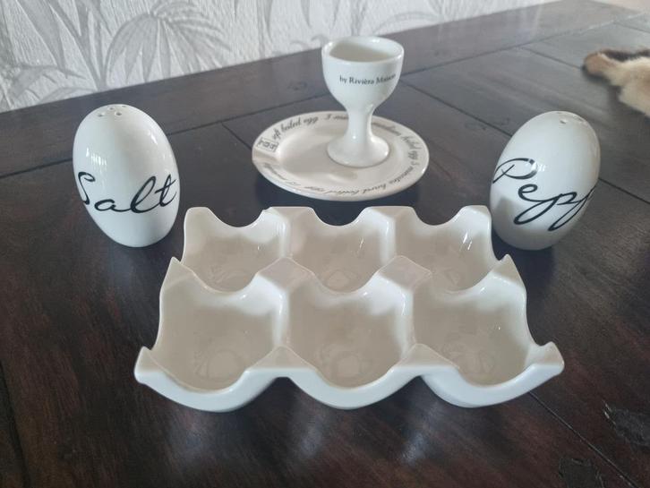 Riviera Maison Eieren Set., Huis en Inrichting, Woonaccessoires | Krantenbakken en Lectuurbakken, Zo goed als nieuw, Ophalen of Verzenden