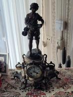 Antieke pendule met beeld, Antiek en Kunst, Antiek | Klokken, Ophalen