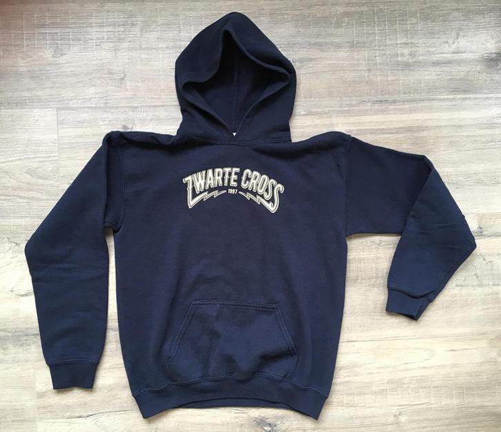 Zwarte Cross Hoodie Youth L, Kinderen en Baby's, Kinderkleding | Maat 164, Gebruikt, Jongen of Meisje, Trui of Vest, Ophalen of Verzenden