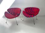 Vintage Artifort Orange Slice fauteuils, Verzenden, Zo goed als nieuw, 75 tot 100 cm, 50 tot 75 cm