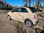 Fiat 500C 0.9 85pk Turbo Twinair 2012 Beige, Auto's, Fiat, Cabriolet, Beige, Handgeschakeld, Particulier