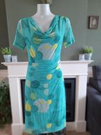 Wax collection turquoise blauwe jurk 38 M gratis verz, Kleding | Dames, Jurken, Maat 38/40 (M), Verzenden, Zo goed als nieuw, Wax