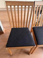 6 Eetkamerstoelen - Opknapper, Huis en Inrichting, Stoelen, Ophalen, Gebruikt, Zwart, Vijf, Zes of meer stoelen