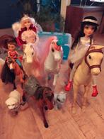 Barbie Camper met Auto & Paarden, Kinderen en Baby's, Speelgoed | Poppen, Ophalen, Zo goed als nieuw, Barbie