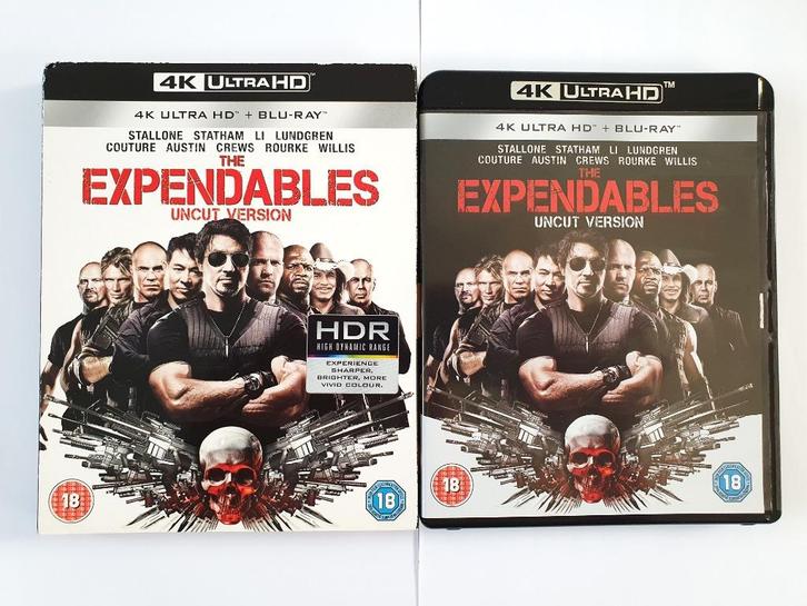 The Expendables - 4K Ultra HD (2 disc), Cd's en Dvd's, Blu-ray, Actie, Ophalen of Verzenden