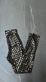 ZARA | Als nieuw | Gave zwart-gouden legging broek | XS, Kleding | Dames, Ophalen of Verzenden, Zo goed als nieuw, Maat 34 (XS) of kleiner