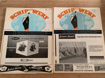 Schip en Werf - Vakbladen 1959 & 1963 beschikbaar voor biedingen