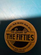 Vintage 'The Sound of The Fifties' Button, Verzamelen, Speldjes, Pins en Buttons, Ophalen of Verzenden, Gebruikt, Overige onderwerpen