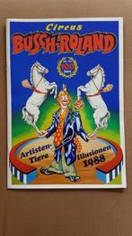 Circus/ Circus Busch-Roland/ programma Holland tournee 1988., Circus, Ophalen of Verzenden, Zo goed als nieuw