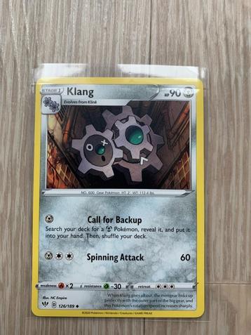 Klang 126/189 Darkness Ablaze - Pokémon Kaart beschikbaar voor biedingen