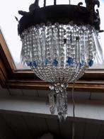 Hanglamp kroonluchter Venitiaans antiek brocante vintage, Ophalen of Verzenden, Gebruikt, Minder dan 50 cm