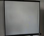 Projectiescherm 1,2 x 1 mtr op statief (inklapbaar), Ophalen, Handmatig, Gebruikt