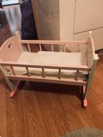 Houten poppenbedje, Ophalen, Zo goed als nieuw, Babypop