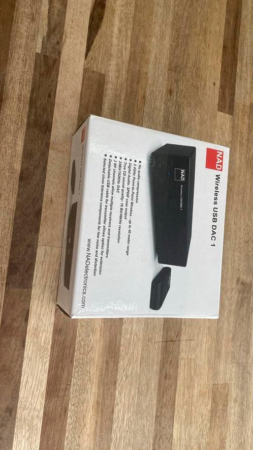 NAD Wireless USB DAC 1, Audio, Tv en Foto, Mediaspelers, Zo goed als nieuw, Zonder harde schijf, USB 2.0, Ophalen