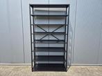 Zwarte Legbordstelling Stelling Kast Zwart Stellingen, Huis en Inrichting, 100 tot 150 cm, 200 cm of meer, Ophalen of Verzenden
