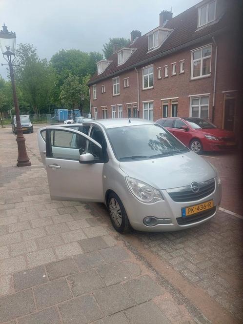 Opel Agila 1.2 16V AUT 2011 Grijs met airco, Auto's, Opel, Particulier, Agila, Benzine, C, Hatchback, Automaat, Geïmporteerd, Zilver of Grijs