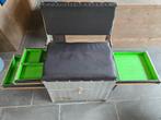 Aluminium Viskoffer met Zitje, Ophalen of Verzenden, Gebruikt, Overige typen