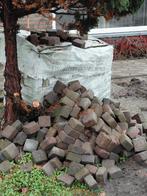 cobblestones 450 stuks koppelstones rood/grijs, Tuin en Terras, Tegels en Klinkers, Ophalen, Gebruikt, Beton, Klinkers