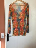 Badmode fleurige bikini tuniek L, Ophalen of Verzenden, Geel