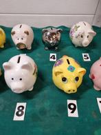 spaarvarkens 10 x keramiek, Ophalen of Verzenden, 'T Olde Gre-j, Info@toldegrej.nl, Endepoelstraat 20f Didam