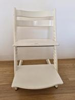 Trip trap Stoel Wit, Kinderen en Baby's, Kinderstoelen, Ophalen of Verzenden, Gebruikt, Meegroeistoel