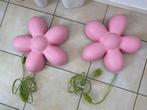 2 hele leuke roze bloemen wandlampen ikea kinderkamer zgan, Ophalen of Verzenden, Zo goed als nieuw, Kunststof