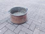 koperen ketel hand gehamerd  hand gemaakt, Antiek en Kunst, Ophalen