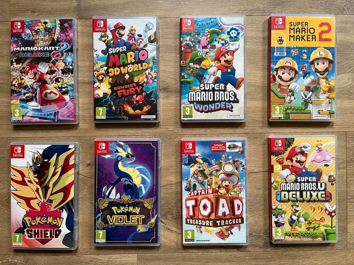 Diverse spellen voor de Nintendo Switch, Spelcomputers en Games, Games | Nintendo Switch, Zo goed als nieuw, Sport, 1 speler, Vanaf 3 jaar