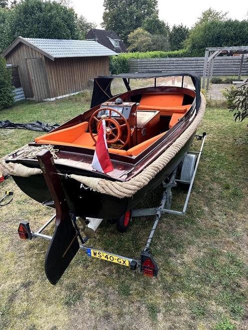 Vaarklare sloep met Pega trailer, Watersport en Boten, Sloepen, Gebruikt, 10 tot 30 pk, 3 tot 6 meter, Binnenboordmotor, Diesel