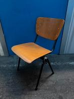 Oude schoolstoelen / vintage schoolstoel, Ophalen, Gebruikt, Bruin, Vintage