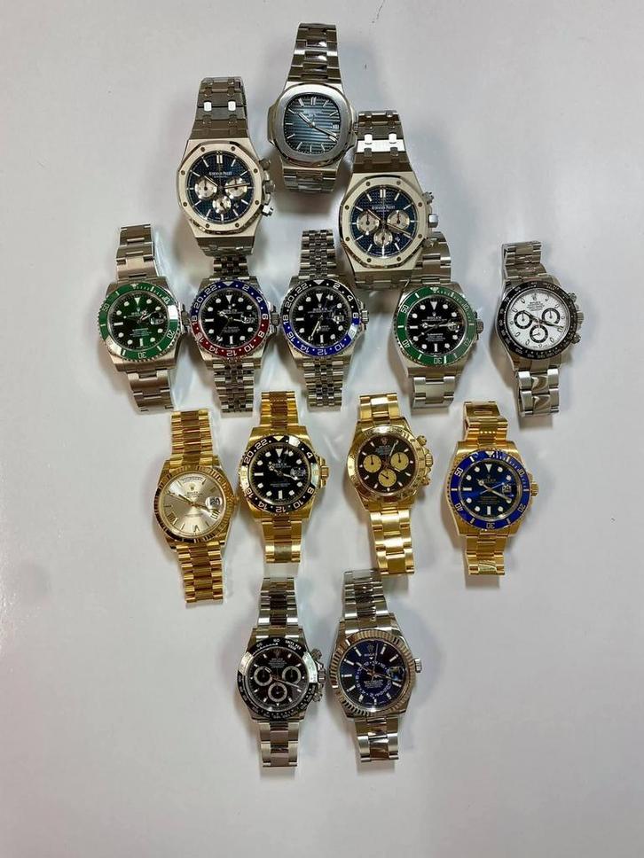 INKOOP HORLOGES ROLEX AP PATEK CARTIER & MEER, Sieraden, Tassen en Uiterlijk, Horloges | Heren, Zo goed als nieuw, Rolex, Staal